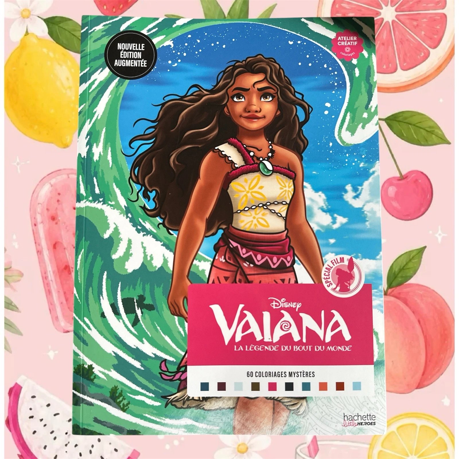 😍 Livre de coloriages mystères Disney Vaiana 😍